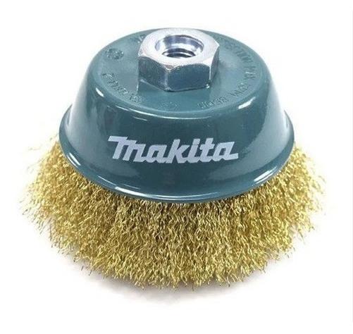 ESCOBILLA GRATA D/RUEDA PLANA TRENZADA 100MM XM14 MAKITA