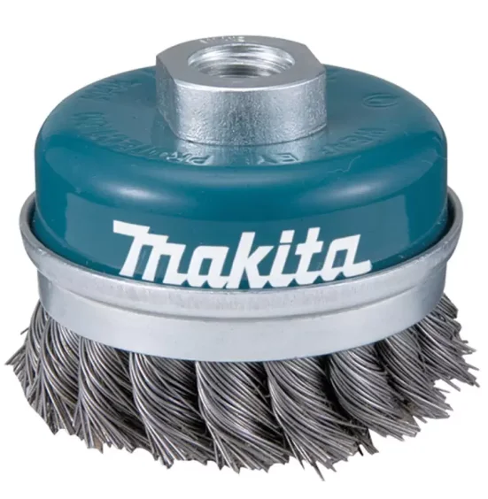 ESCOBILLA GRATA T/COPA TRENZADA DE ALAMBRE 75MMXM14 MAKITA