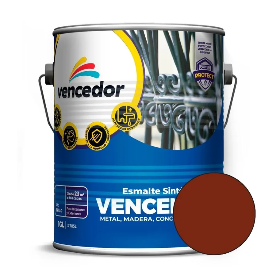 ESMALTE ALTO BRILLO ROJO OXIDO ANYPSA