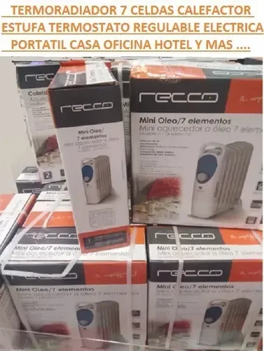 ESTUF TERMORADIADOR RECCO 7CELD RECCOR