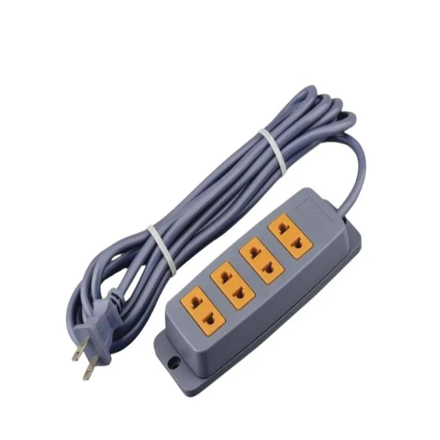 EXTENSION CON 4 TOMAS GRIS 3M HOME LIGHT