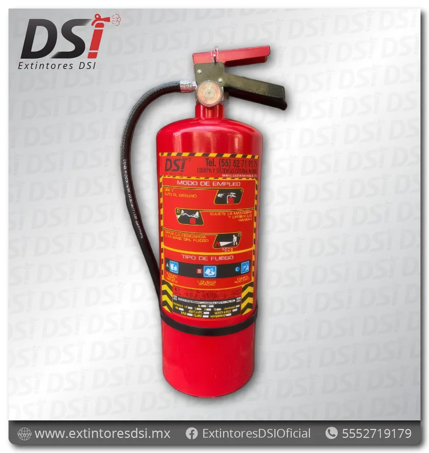 EXTINTOR PQS ABC 12 KG/POLVO QUIMICO KAZO