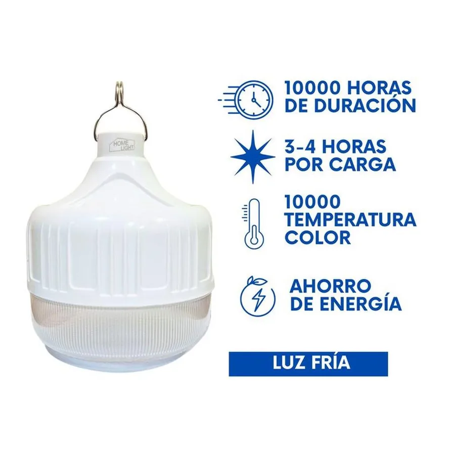 FOCO LED HIGH POWER SLIM RECARG. 50WL/FRIA HOME LIGHT