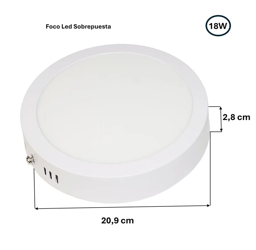 FOCO LED PANEL 18 WATT HOME LIGHT