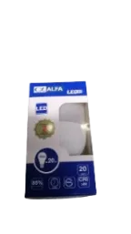 FOCO LED POLICARBONATO BOTELLA 20 WATTS ALFA DIAMANTE 7000K ALFA