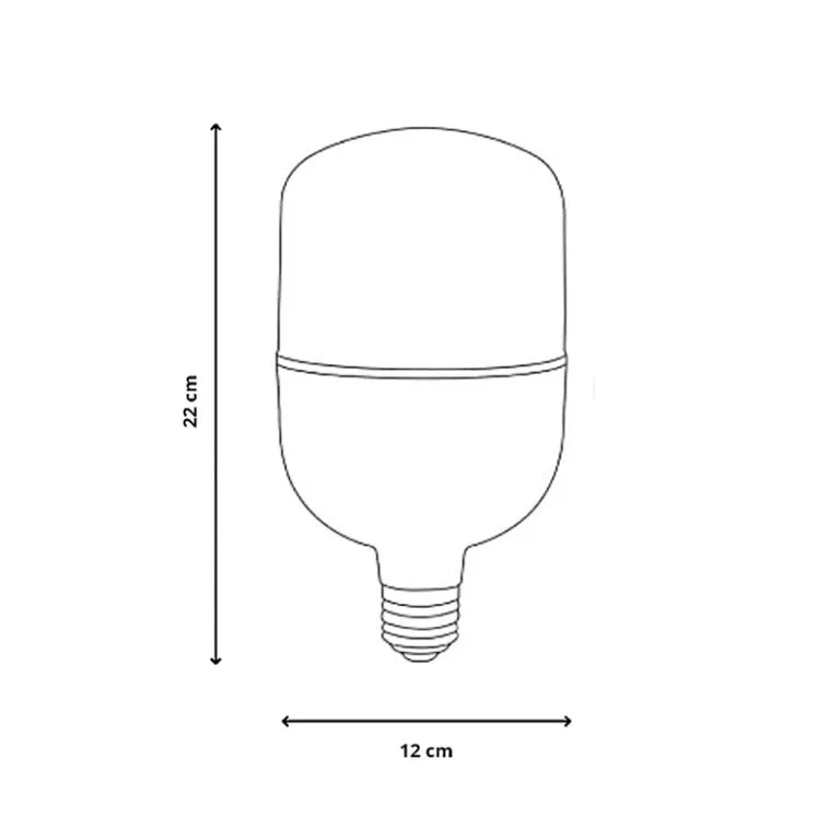 FOCO LED POLICARBONATO BOTELLA 40 WATTS ALFA