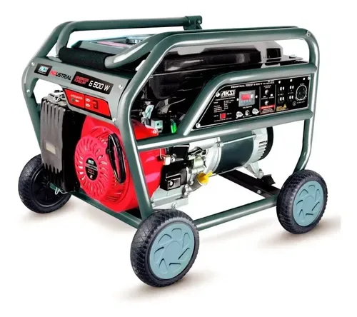 GENERADOR GASOL MONOF 6500 W 13 HP 220 V A/MANUEL MEBA