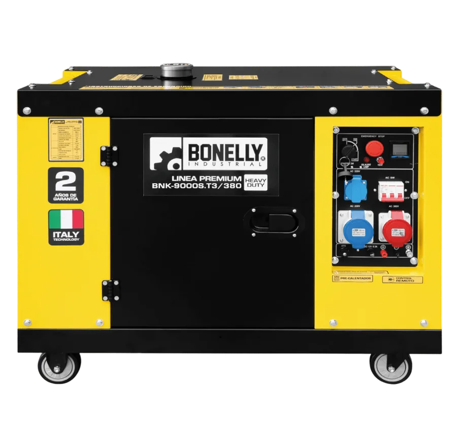 GENERADOR TRIF.6.5KW 14HP 380V60HZ C7ARRANQUE ELECTRICO DIESEL MEBA