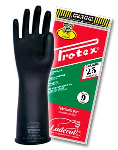 GUANTE DE JEBE CALIBRE 25 T/9 PC2513-9 PROTEX