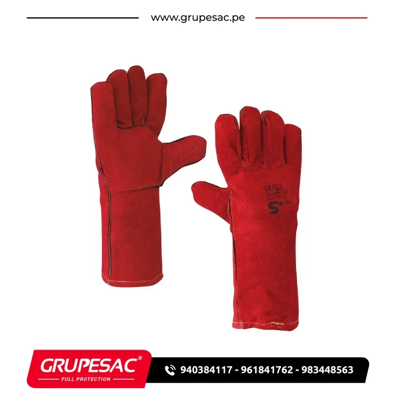GUANTE SOLDADOR CARNAZA RED DRAGON 14 C/KEVLAR SPRO"