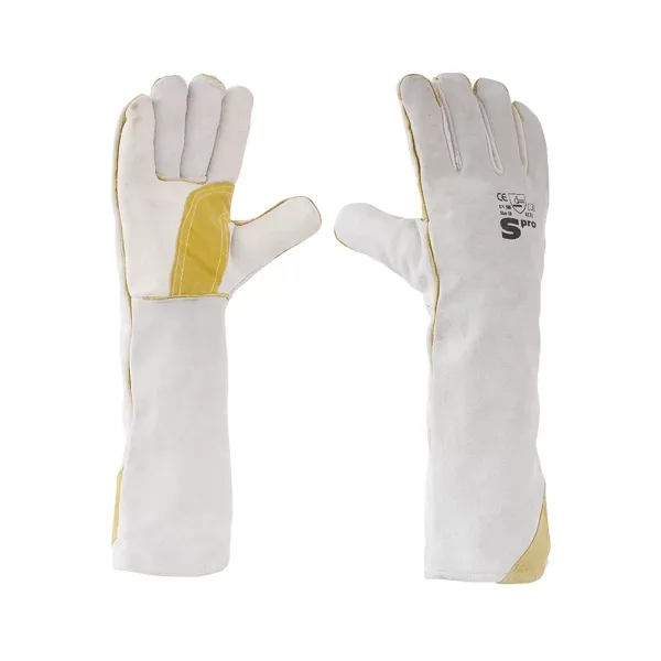 GUANTE SPRO SOLDADOR CARNAZA 18 R/PALMA C/KEVLAR SPRO"