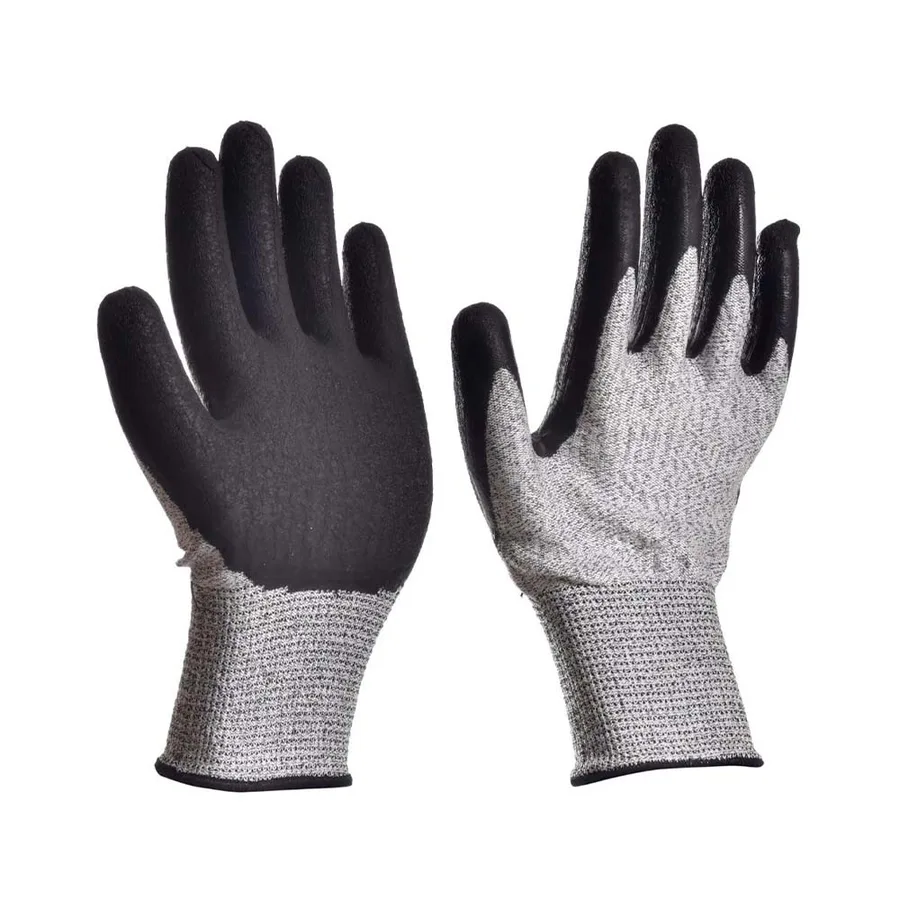 GUANTES ANTICORTE NYLON ROJO T-9 EUROTOOLS