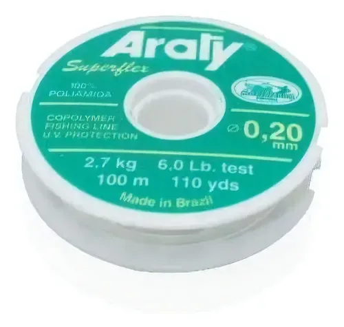 HILO P/PESCAR ROLLO 100M CALIBRE 1.00CM ARATY