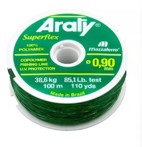 HILO P/ PESCAR ROLLO 100MM CALIBRE 100 MM ARATY