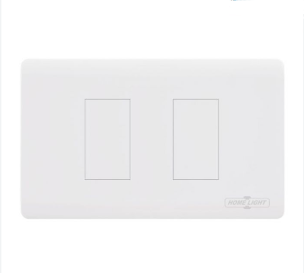 INTERRUPTOR DOBLE EMPOTRABLE HOME LIGHT