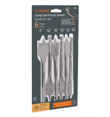 JGO BROCAS MADERA 6 PCS TRUPER