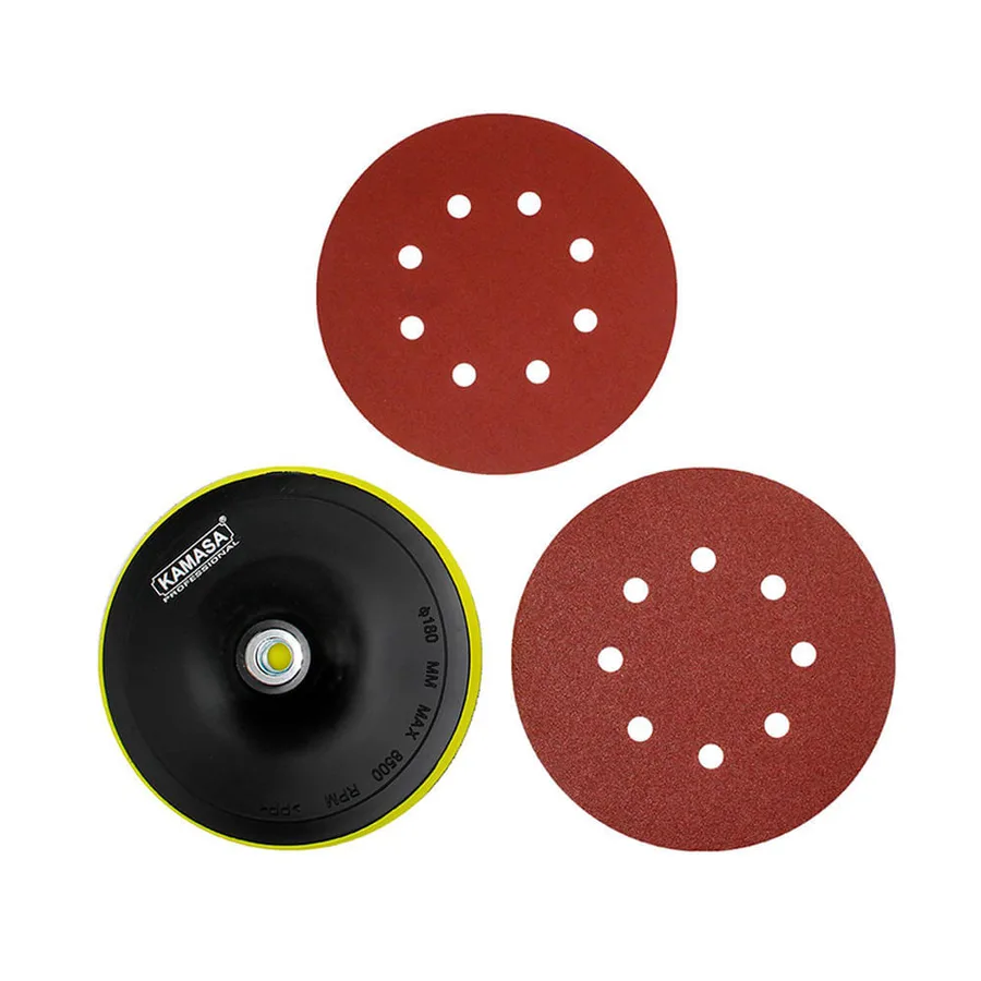 JUEGO ACCESORIOS/PULIDOR X6PCS 180MM KAMASA