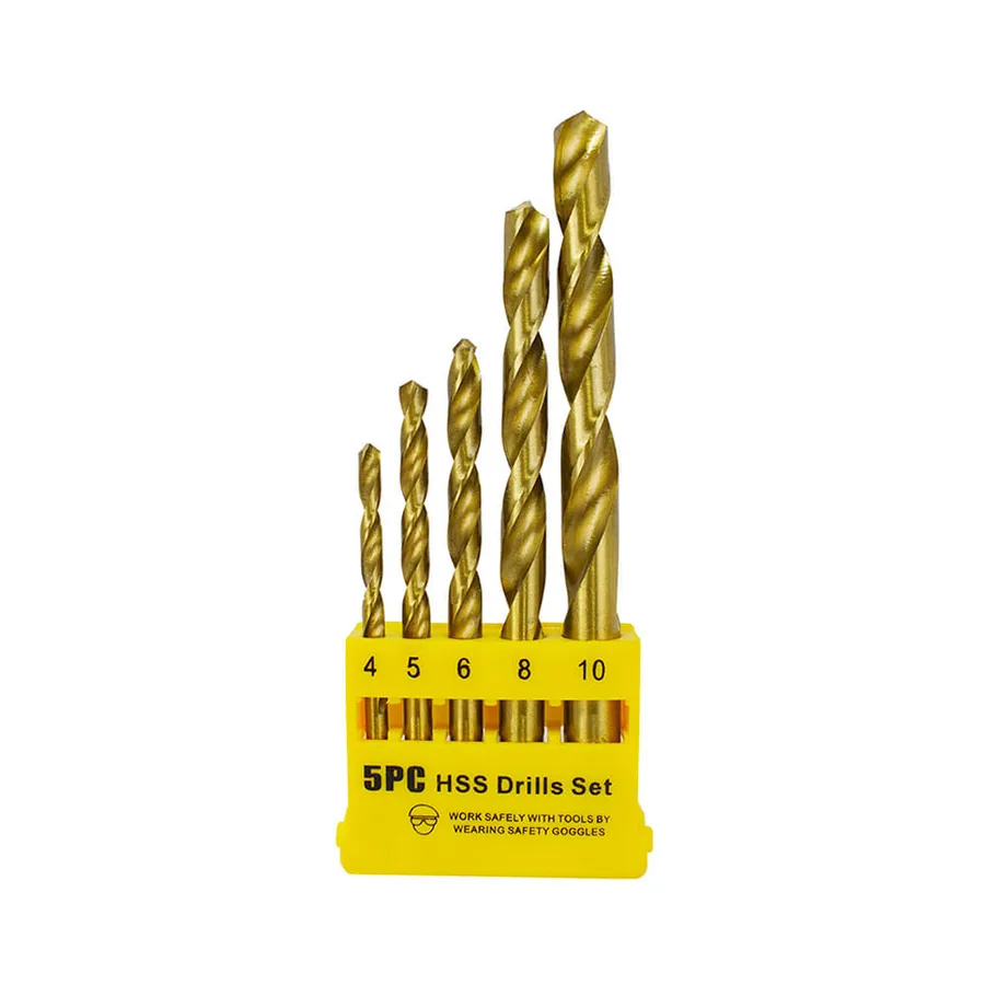 JUEGO BROCAS P/FIERRO 5PCS KAMASA
