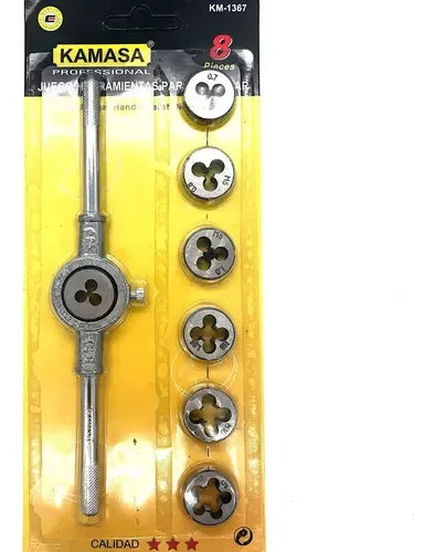 JUEGO D. HERRAMIENTAS P/TERR.PORTA TERRAJA 8 PCS KAMASA