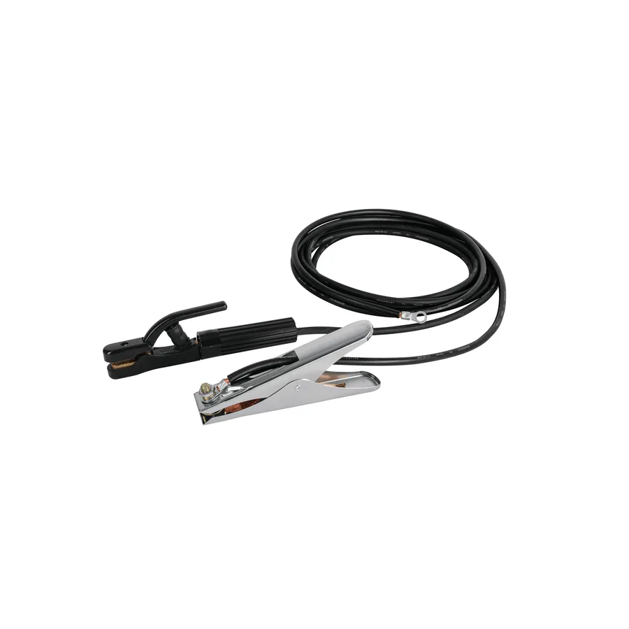 JUEGO DE CABLES C/ TENAZAS PARA TIERRA Y PORTA ELECTRODO TRUPER