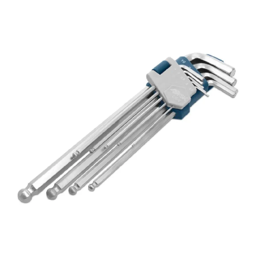 JUEGO LLAVES ALLEN CR.8 PCS (1.5.6 MM) KAMASA