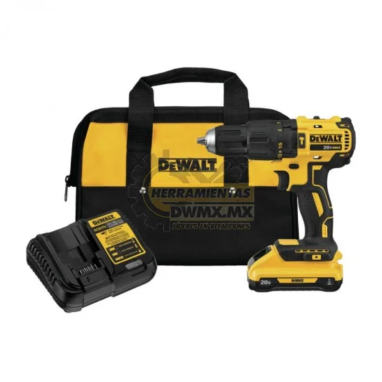 JUEGO TALADRO / PERCUTOR / ATORNILLADOR 1/2 - 20V DEWALT"