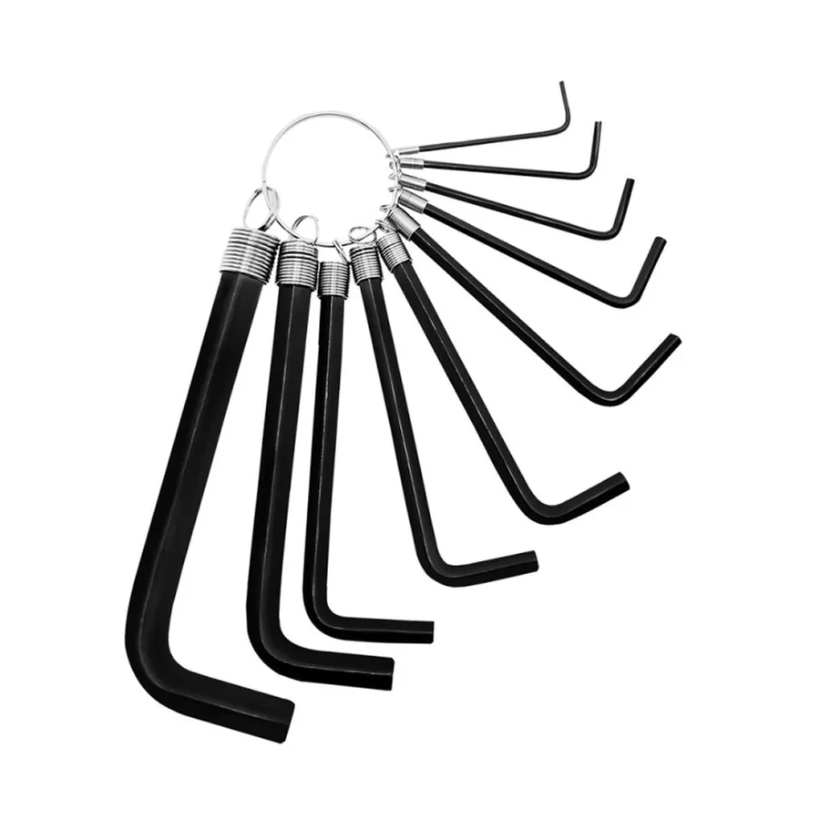 JUG LLAVE ALEN NEGRO 10 PCS (1.5-10 MM ) KAMASA