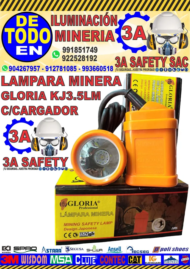 LAMPARA MINERA X 36P GLORIA
