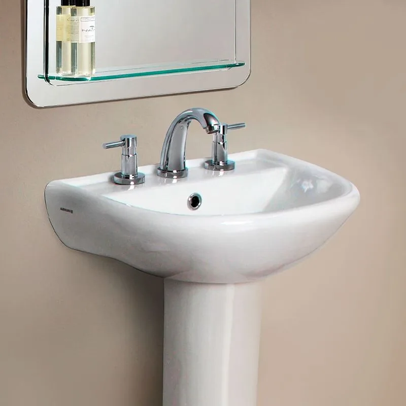 LAVATORIO AVANTE BLANCO C/ REBOSE GALV VAINSA