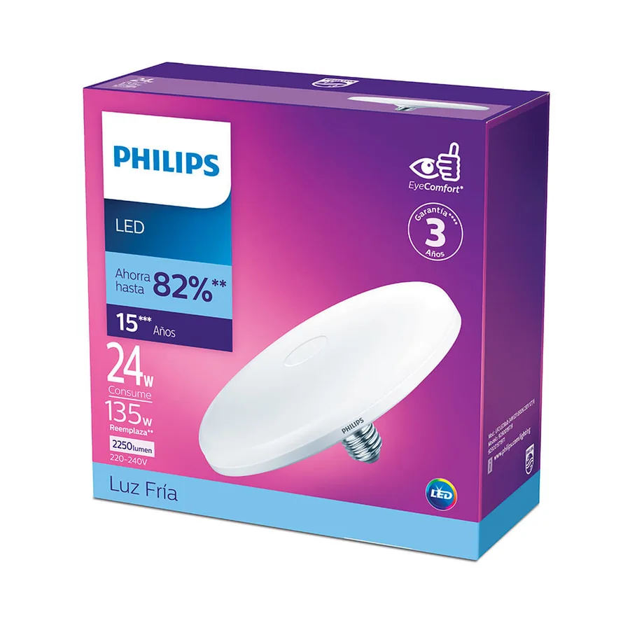 LED UFO CIRCULAR 24 WL/DIA E27 18.5CM HOME LIGHT