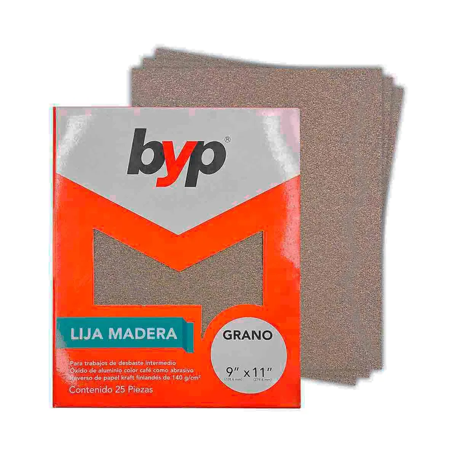 LIJA MADERA 150G 9X11 BLACK + DECKER