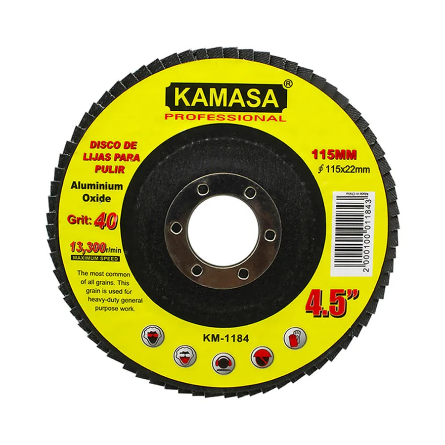 LIJA PARA LIJADORA 115MM P80 KAMASA