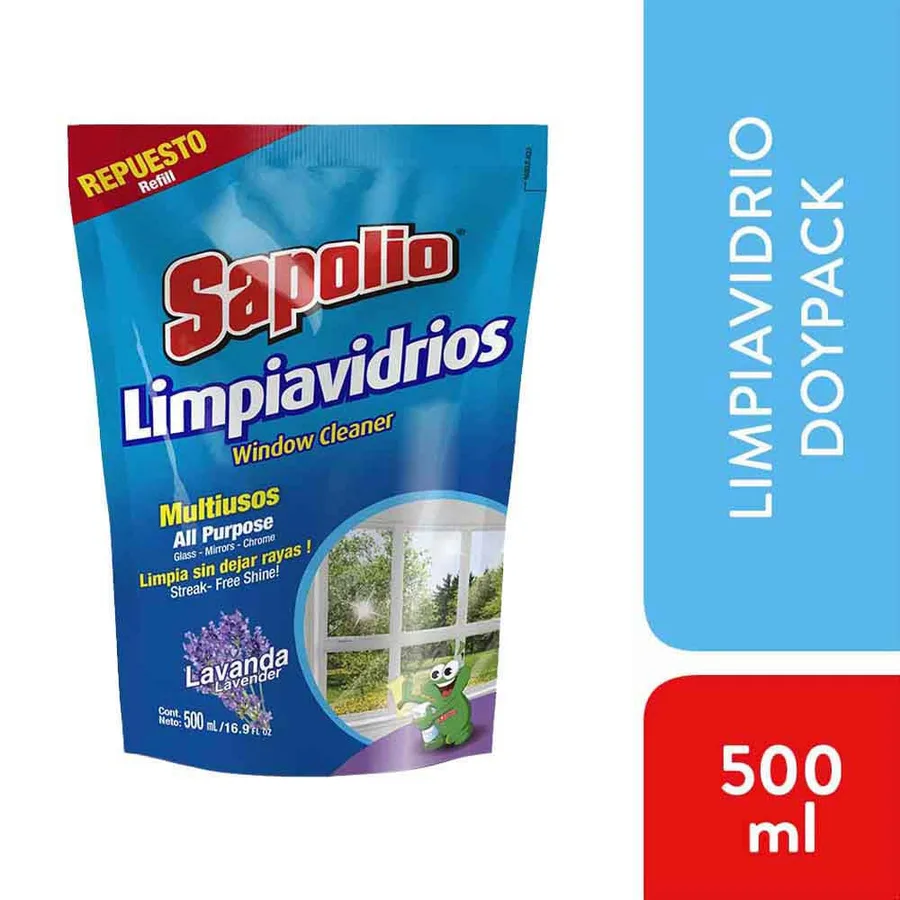 LIMPIAVIDRIOS LAVANDA SACHET 500 ML SAPOLIO