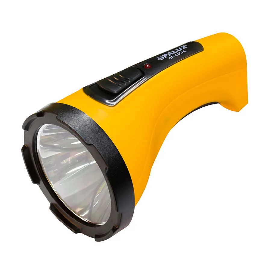 LINTERNA AMARILLA LED RECARGABLE KAMASA