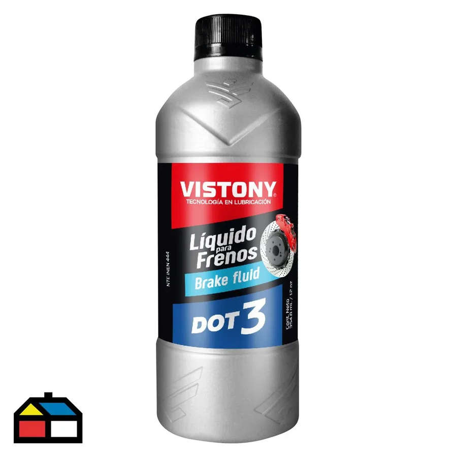 LIQUIDO DE FRENO DOT-3 DE 12 ONZ VISTONY
