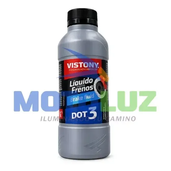 LIQUIDO DE FRENO DOT -3 DE 8 ONZ VISTONY