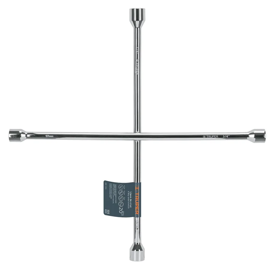 LLAVE CRUZ PARA PERNOS 20 STANLEY"