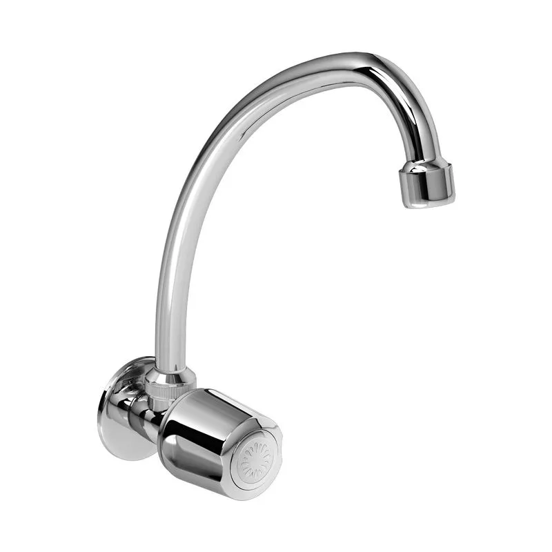 LLAVE D/LAVADERO PESADO PARED GIRATORIO L 3/4 MOD CANCUN CROMO ITALGRIF