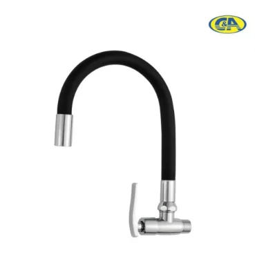 LLAVE DE LAVADERO NEGRO GANSO C&A