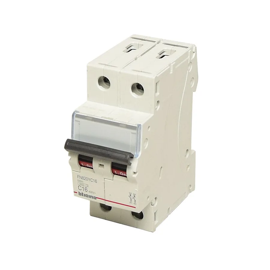LLAVE TERMICA RIEL 2 X16 AMP BTICINO