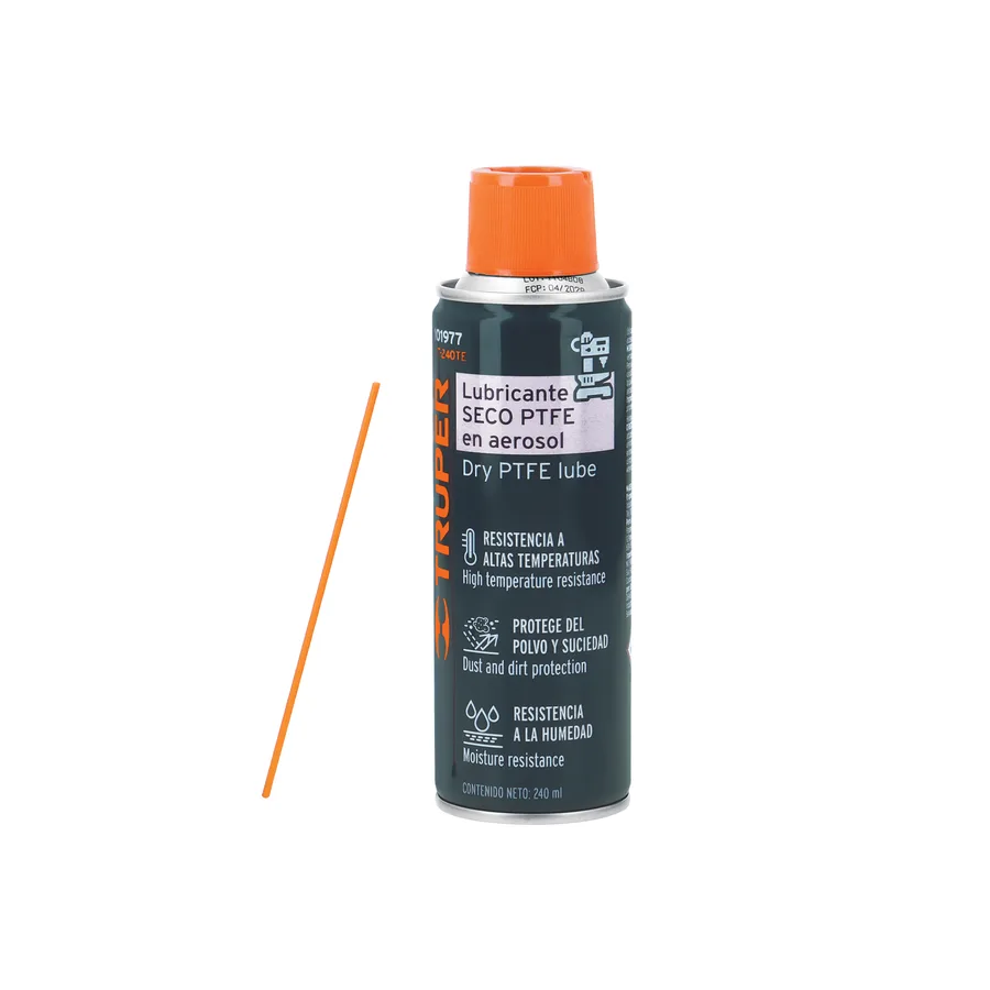 LUBRICANTE SECO ANTICORROSIVO EN AEROSOL DE 240 ML, TRUPER TRUPER