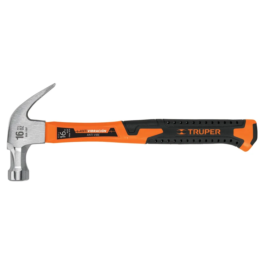 MA-16F MARTILLO DE UÑA CURVA DE 16OZ TRUPER