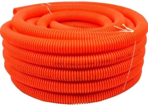 MANGUERA CORRUGADA DE 1 PULGADA COLOR NARANJA DAMPER