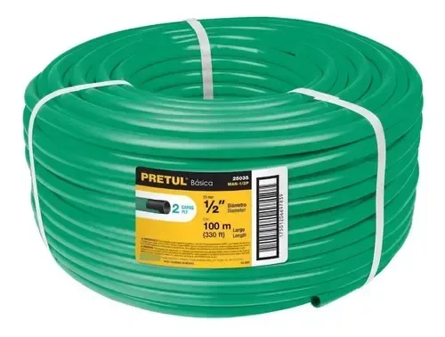 MANGUERA DE AGUA DE 1/2 VERDE CIA