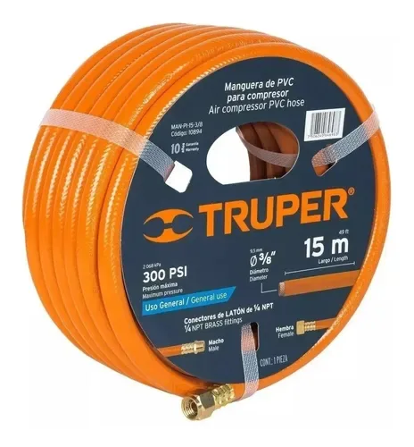 MANGUERA PARA PRESION 5 MTS ENTRADA 3/8 TRUPER