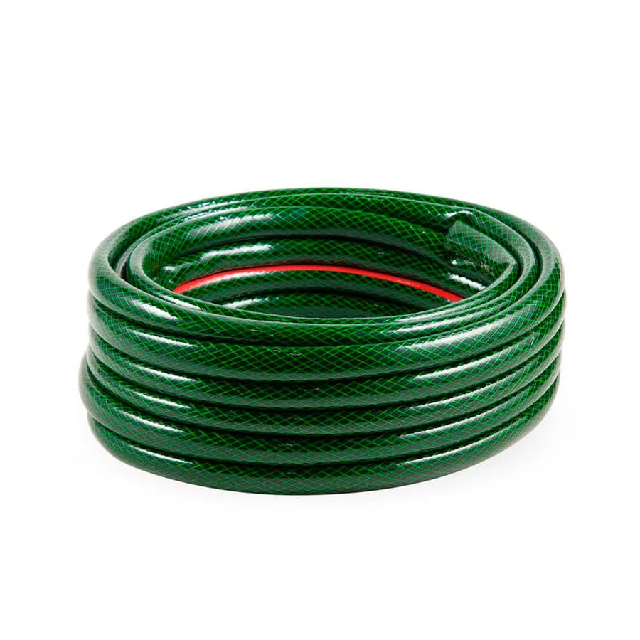 MANGUERA REFORZADA VERDE 5/8X50M ROLLO S/M