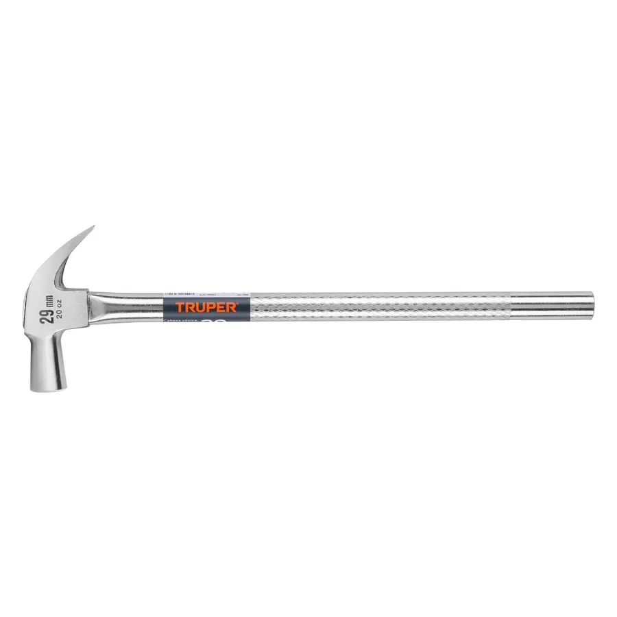 MARTILLO CABEZA CONICA 28MM UÑA CURVA M/TUBULAR TRUPER