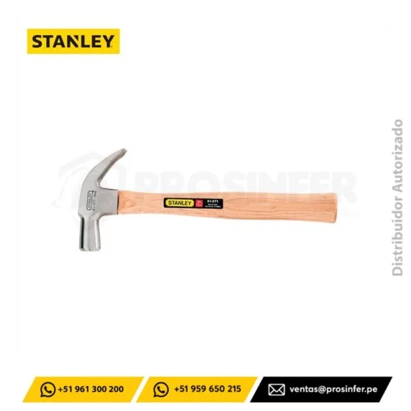 MARTILLO MANGO MADERA 27 MM 16 ONZ STANLEY