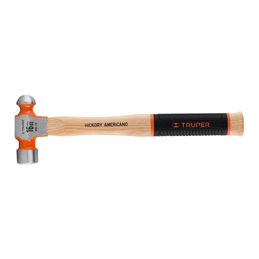MARTILLO PULIDO DE BOLA 16 OZ MANGO HICKORY TRUPER