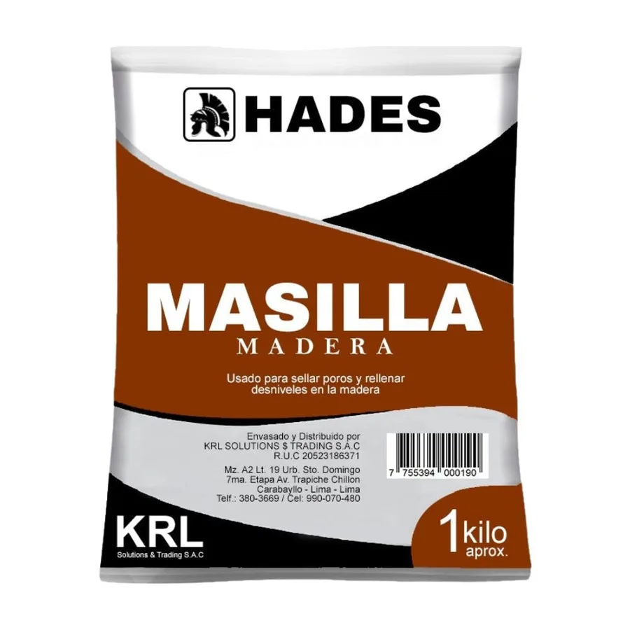 MASILLA P/MADERA 1KG MARTELL